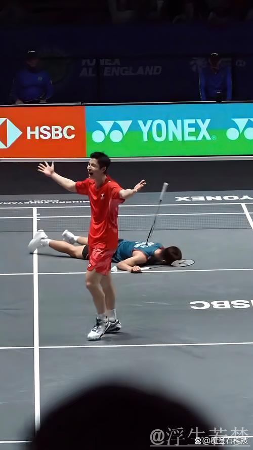 石宇奇击败奈良冈功大斩获男单胜利